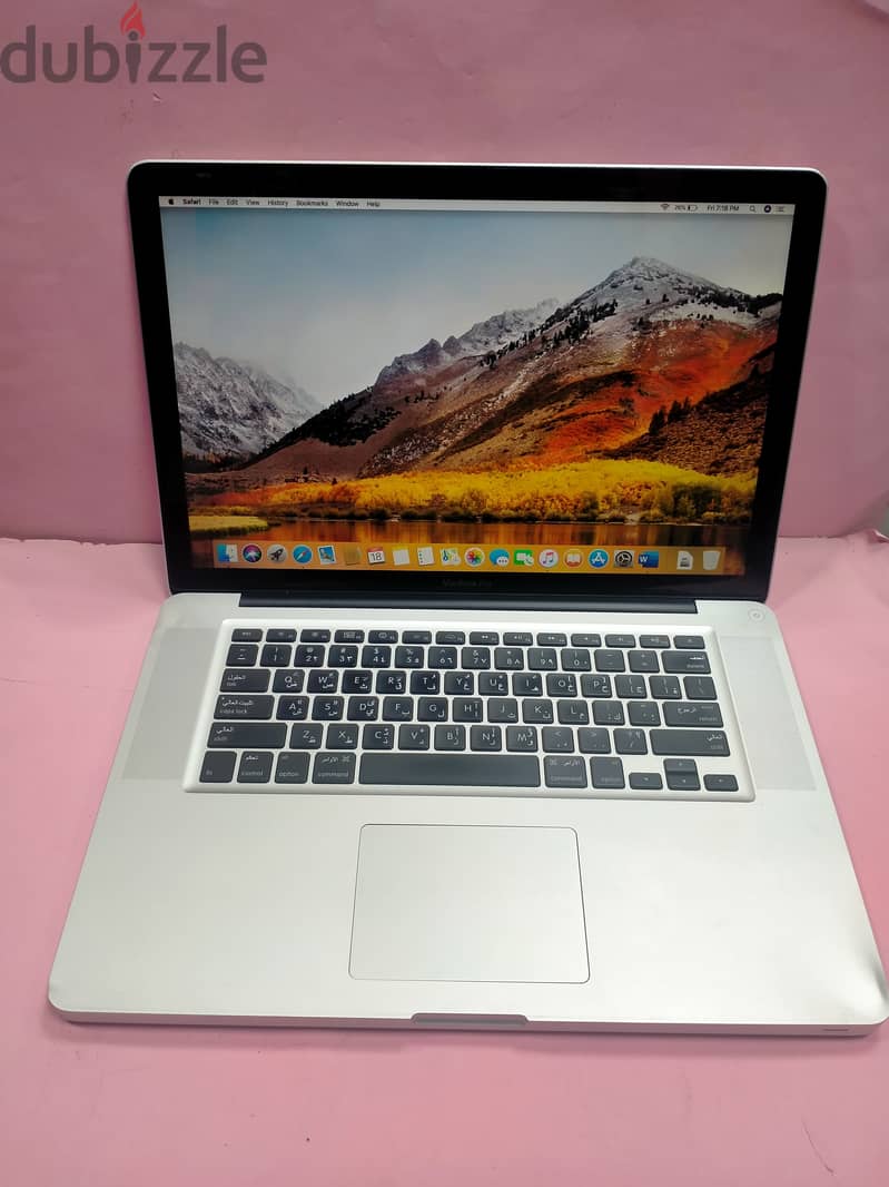 -MACBOOK PRO- CORE-i7 10GB RAM 512GB SSD 15 INCH SCREEN 5