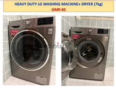 well maintained LG washing machine cum dryer 0