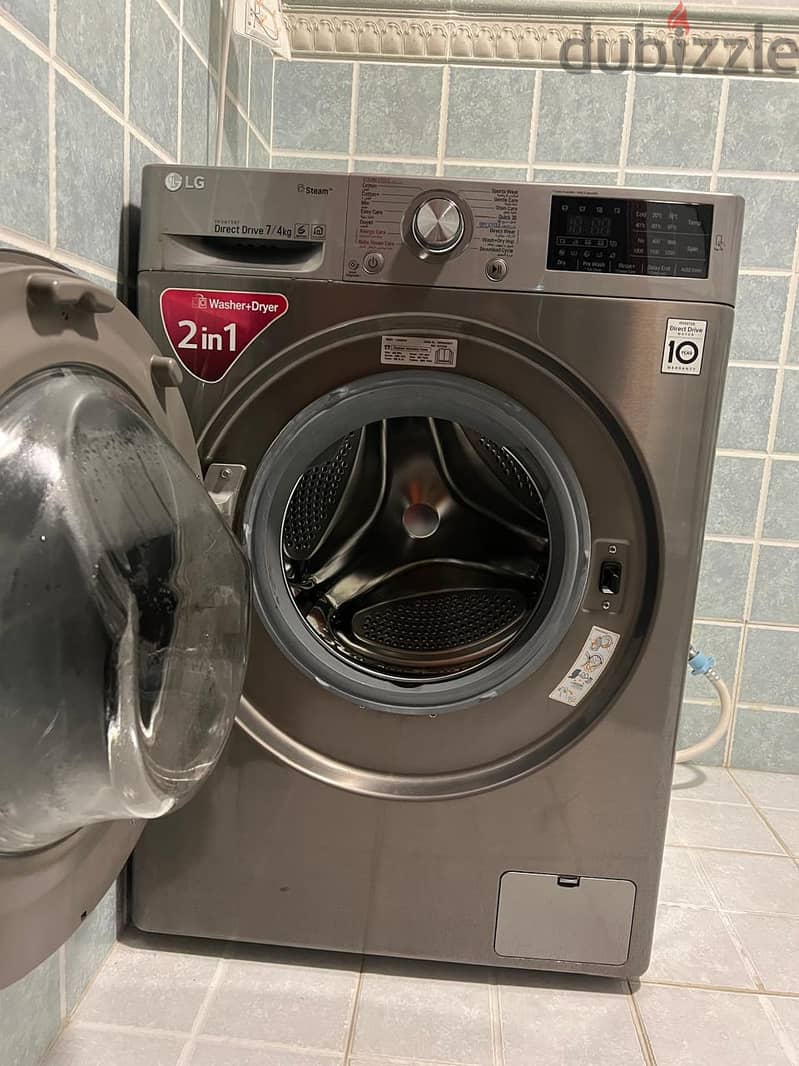 well maintained LG washing machine cum dryer 3