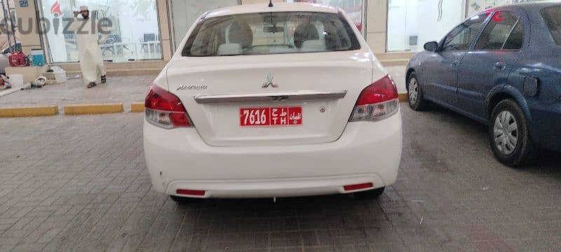 Mitsubishi Attrage for Rent 2020 Model in Very good Conditionميتسوبيشي 4