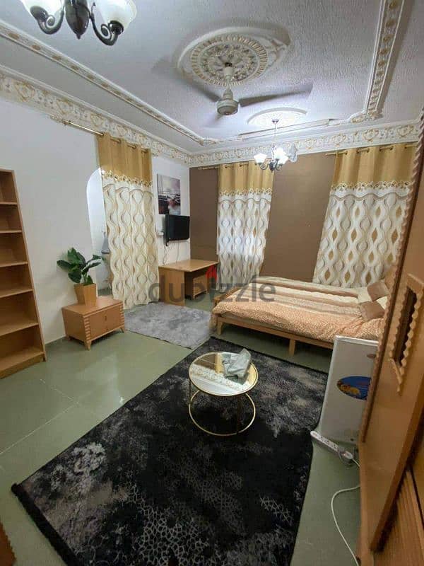 استديو للايجار في الخوير Studio for rent in Al Khuwair 0