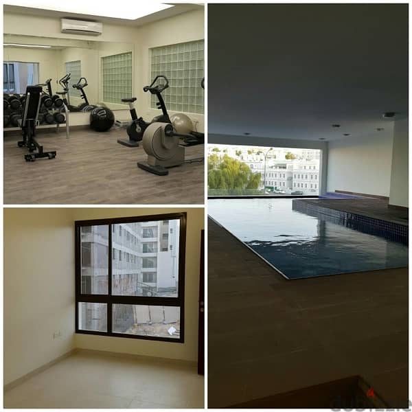 Badar Al Qurum 1Bhk Flat Ro 50,000/- 70 Sqm Swimming pool & Gym 1