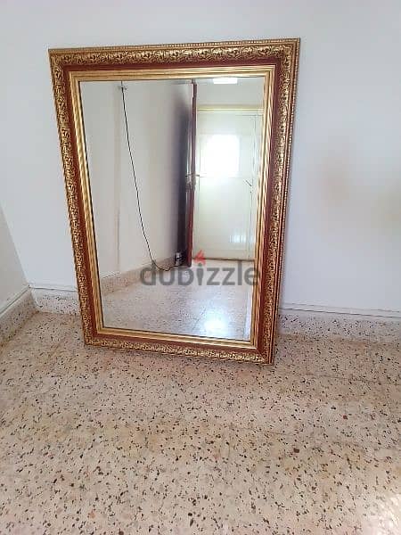 Large Mirror with Golden Frame 2