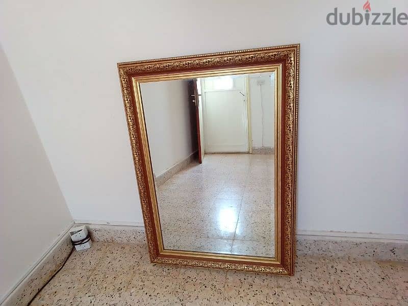 Large Mirror with Golden Frame 4