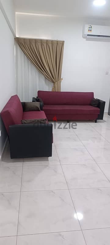 One BHK with brand new furniture ,Al Khuwair opposite Radisson Blue 6