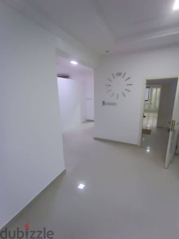 unfurnished 2bhk flat in ghubra near Indian school, family 4