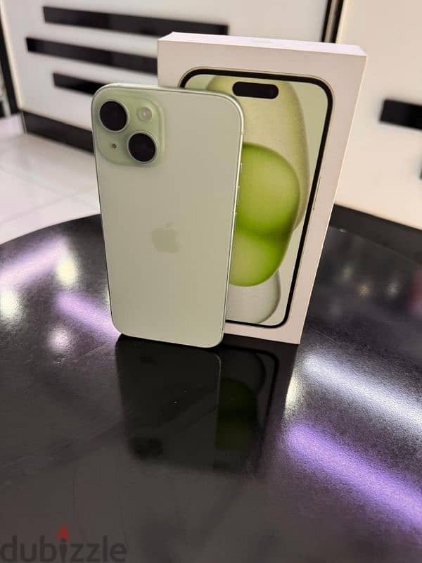 iPhone 15 GB128 green and pink colour is available used 1