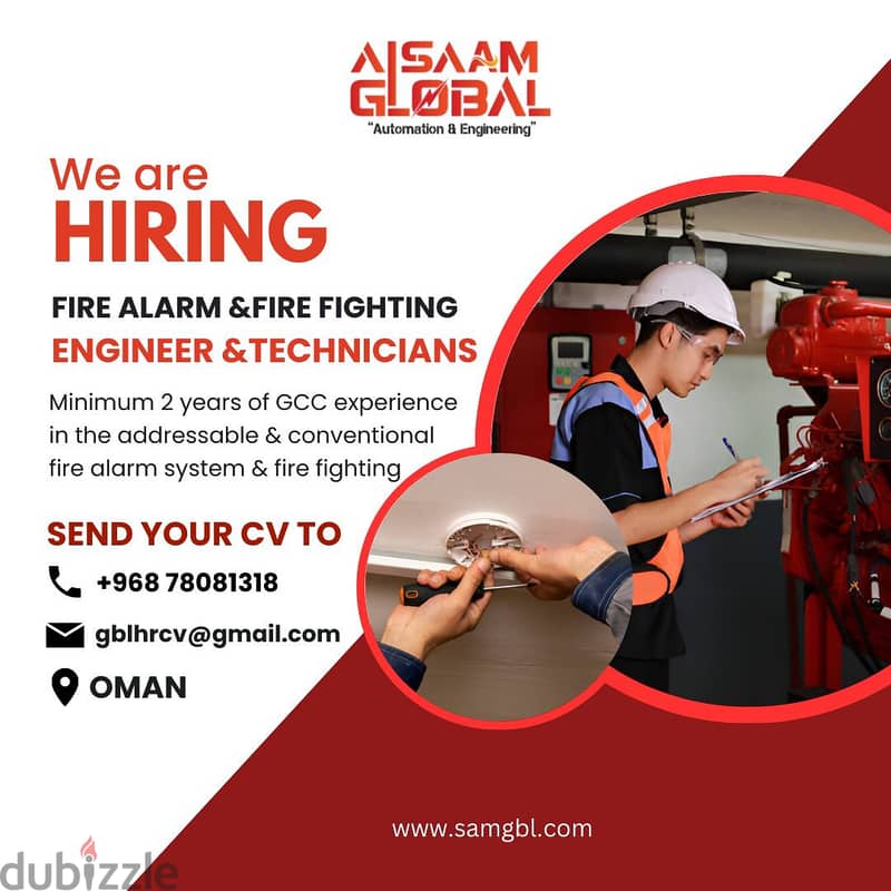 Fire Alarm and Fire Fighting technicians 1