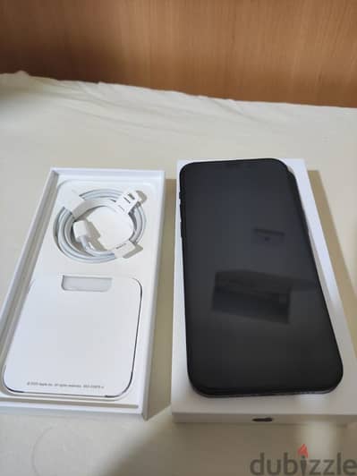 Brand new iPhone 12 128gb black 175 OMR