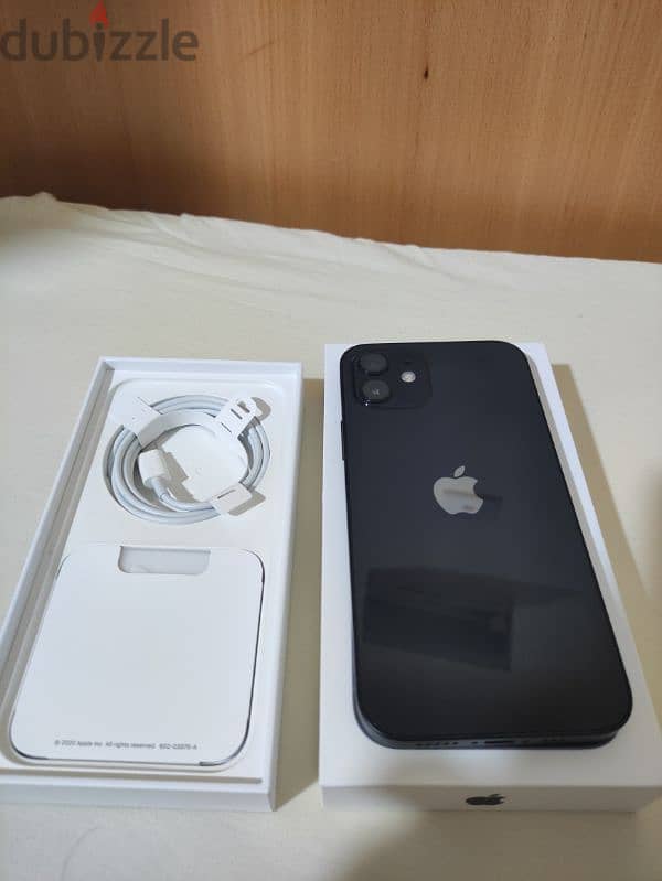 Brand new iPhone 12 128gb black 175 OMR 1