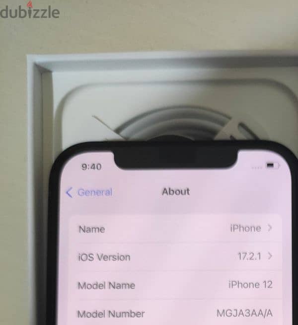 Brand new iPhone 12 128gb black 175 OMR 2