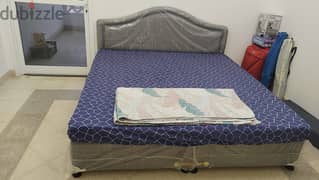 King size bed with mattress just six months old 0