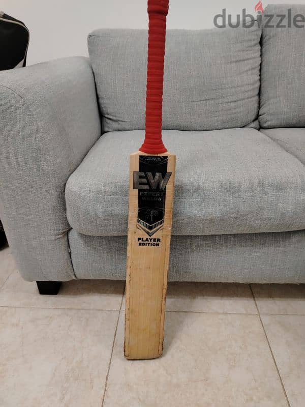 EW expert willow bat full profile very thick bottom 2