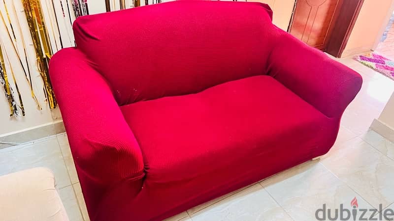 Sofa set 3 seater+ 2 numbers 2 seater 2