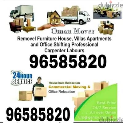 all Oman Mover's house shifting service transport service