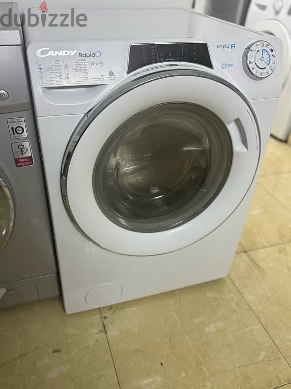 candy 14kg washing machine available for sale with dryer 3