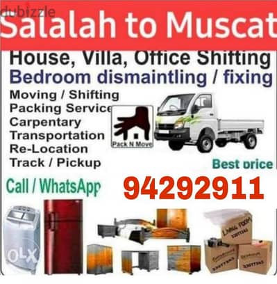 Movers house shifting Carpenter3,7,10 ton vehicles شحن۔ نقل عام آثاث