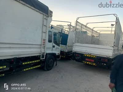 for rent trucks monthly or daily ours service available all oman