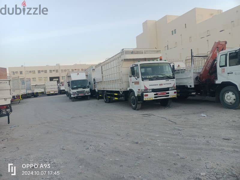 for rent trucks monthly or daily ours service available all oman 0