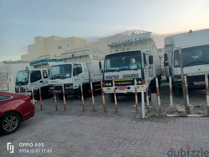 for rent trucks monthly or daily ours service available all oman 0