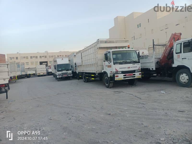 for rent trucks monthly or daily ours service available all oman 0