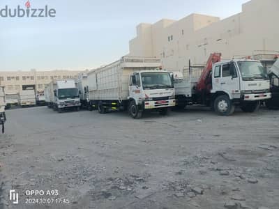 for rent trucks monthly or daily ours service available all oman