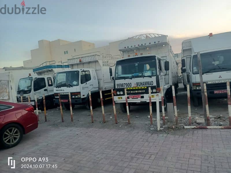 for rent trucks monthly or daily ours service available all oman 0