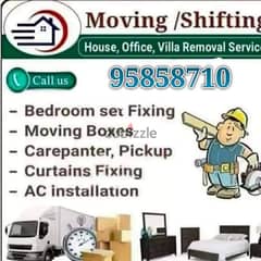 tHouse shifting services and furniture and fixing 0