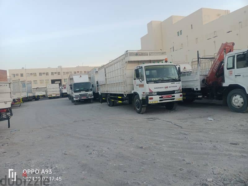 for rent trucks monthly or daily ours service available all oman 0