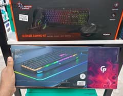 Porodo Gaming 4 in 1 Combo with Keyboard, Headphone, Mouse, Mouse Pad 0