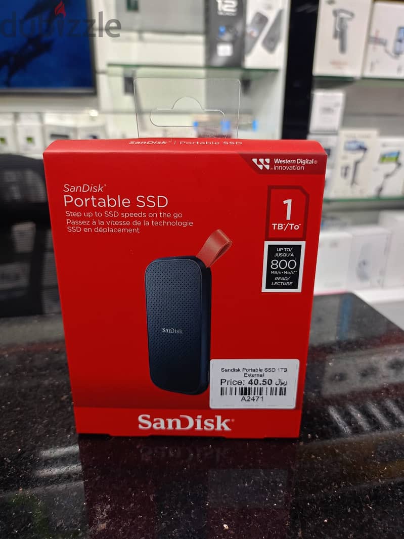 Sandisk Portable SSD 1TB External 0