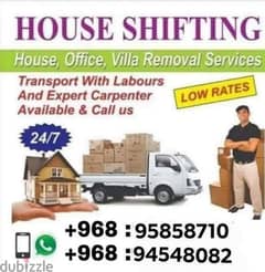 tHouse shifting services and furniture and fixing 0