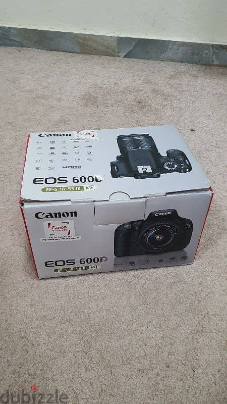 Canon camera EOS 600D with accessories 2