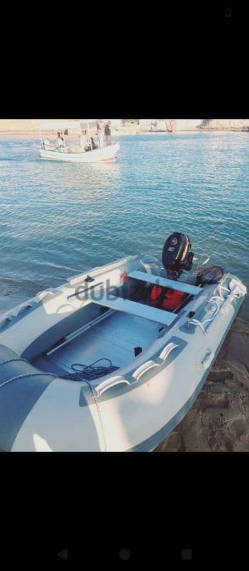 sport boat for 5 person like new with engine 15ph 1