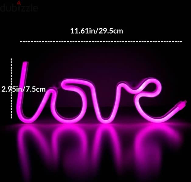 Decorative NEON Signs Love & Wineglass 4