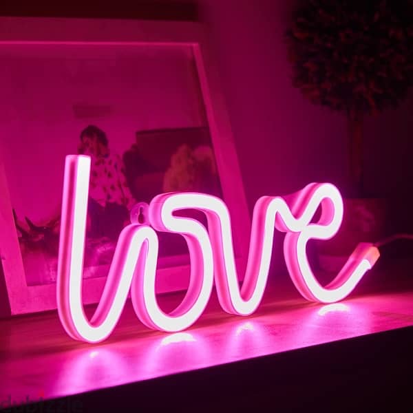 Decorative NEON Signs Love & Wineglass 5