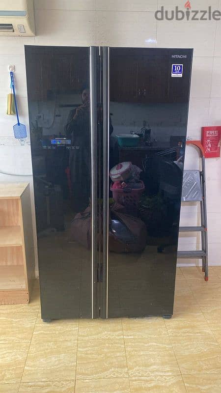 Hitachi refrigerator 760gbk same new condition 1