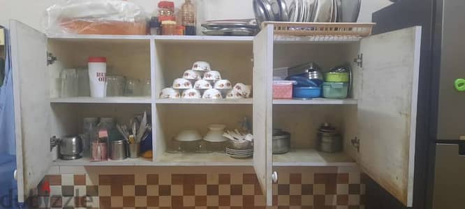 dining table & crocary cupboard