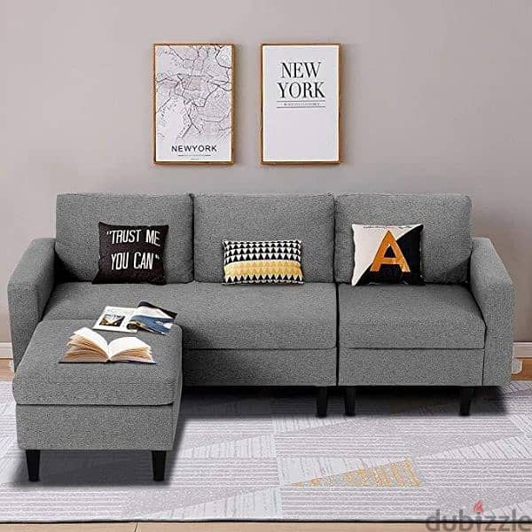 brand new model sofa l shape with bad 0