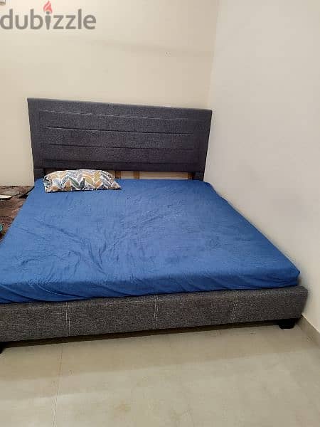 bed frame  with mattress 2