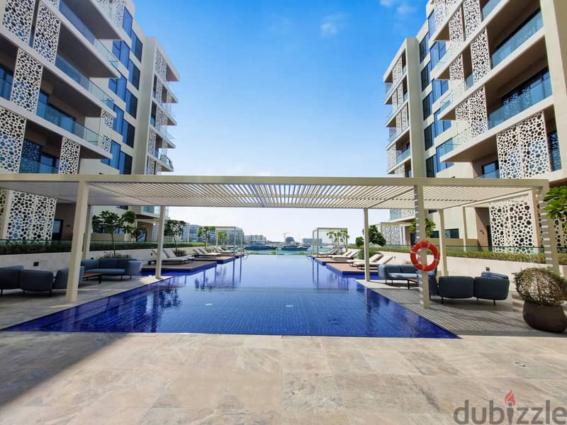 Luxurious Furnished 3BHK Seaview Apartment for Rent in Al Mouj PPA364 0