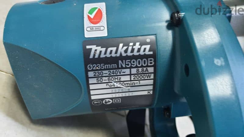 makita circular saw.  9. ¼". 65. R 2