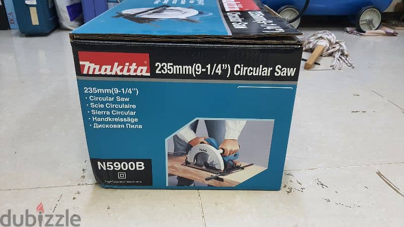 makita circular saw.  9. ¼". 65. R 3