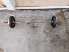 barbell and curl barbell 0