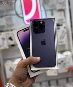 عرض خااص : iPhone 14 pro max 256gb جهاز بحالة الوكالة بدون شموخ 0