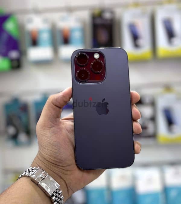 عرض خااص : iPhone 14 pro max 256gb جهاز بحالة الوكالة بدون شموخ 10