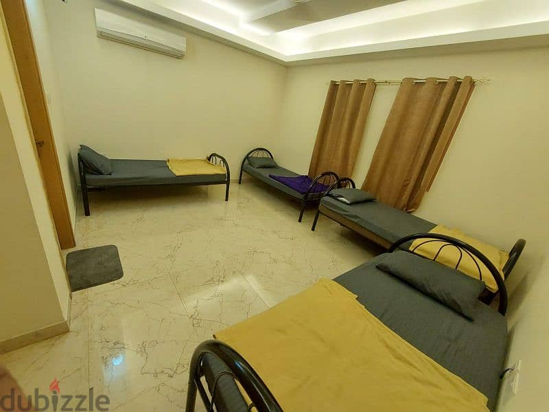 Executive bachelor Bed space available for rent in alkhuwair 5