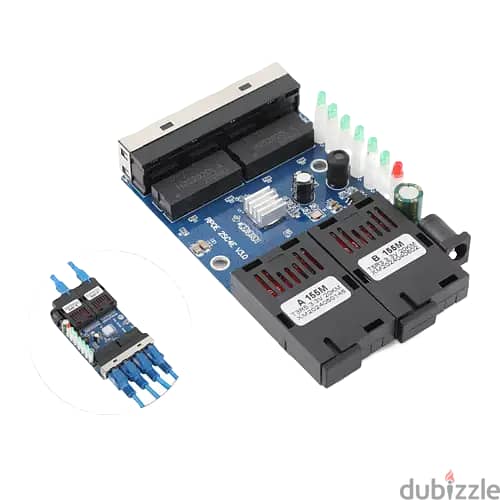 100M 2 optical 4 electrical PCBA board 0