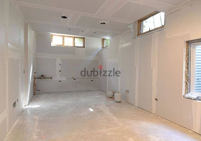 gypsum board Partition And full House paint and maintenance work 3