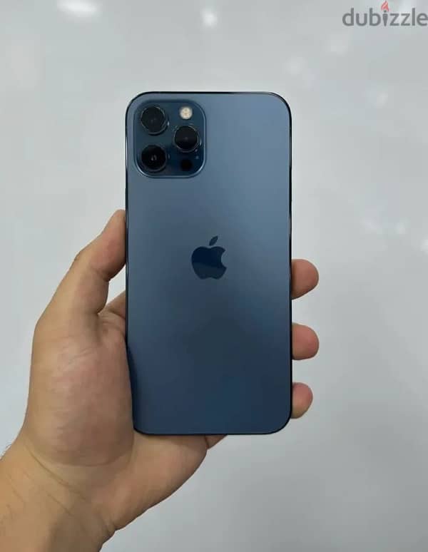 iPhone 12 Pro Max, 256gb Blue Arabic 0